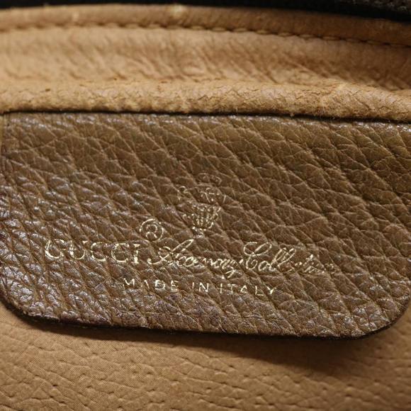 GUCCI GG Supreme Web Sherry Line Clutch Bag PVC Beige Red 89 01 012 Auth th4807 - Picture 9 of 16